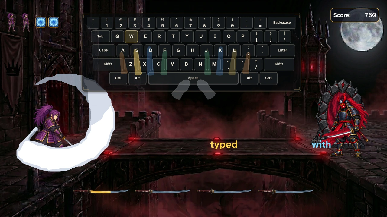 Purple Shogun faces the Dark Shogun in the Expert encounter.